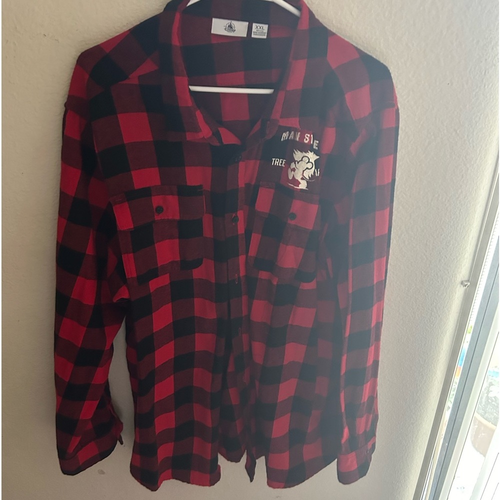 Disney plaid flannel